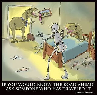 Illustration for article titled What The Internet Hath Wrought: Dinosaursf**kingrobots.com